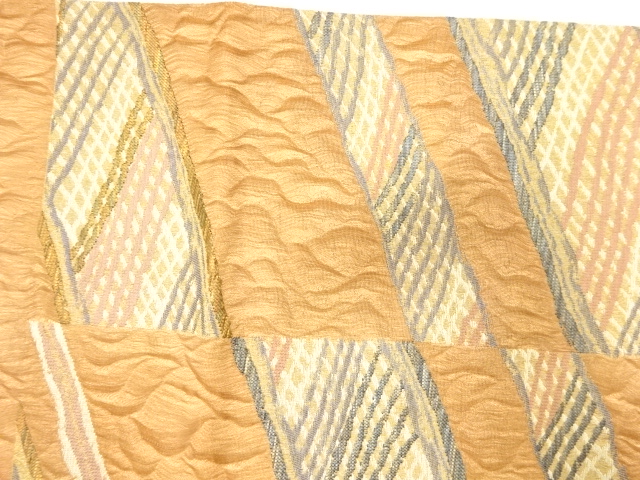 7064830: JAPANESE KIMONO / VINTAGE FUKURO OBI / WOVEN